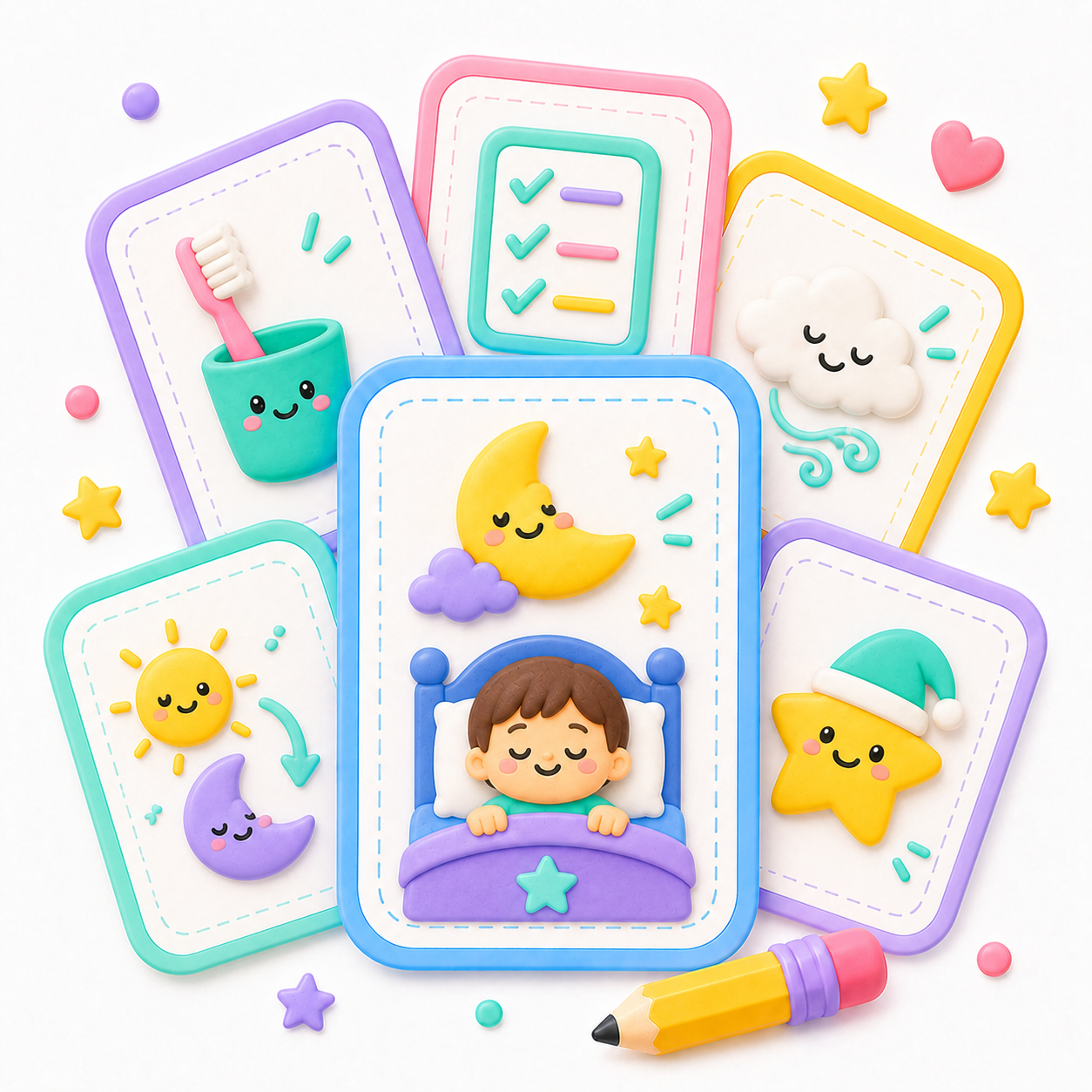 Calm Kids Routine Cards