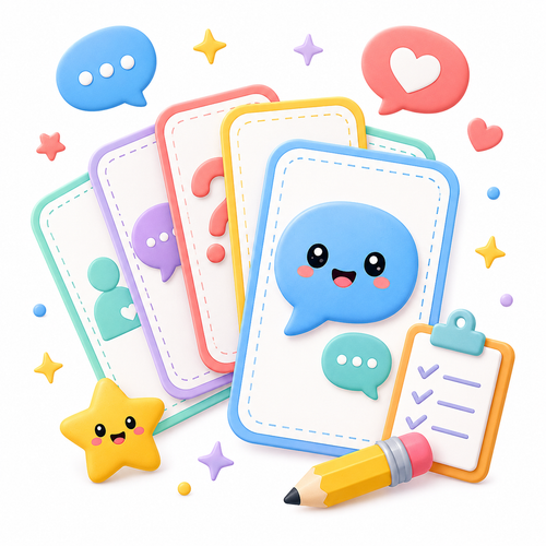 Kids Conversation Practice Cards